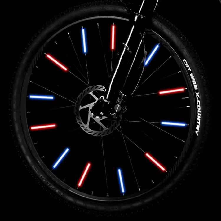 36Pcs Outdoor Cycling Reflectors Tube Bikes Wheel Spoke Reflectors Waterproofs Warning Spoke Cover Easy to Install