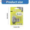 Y4UA Digital Display Auto Car Tire Pressure Gauge Alerts Monitoring Valves Caps External Valves Detection
