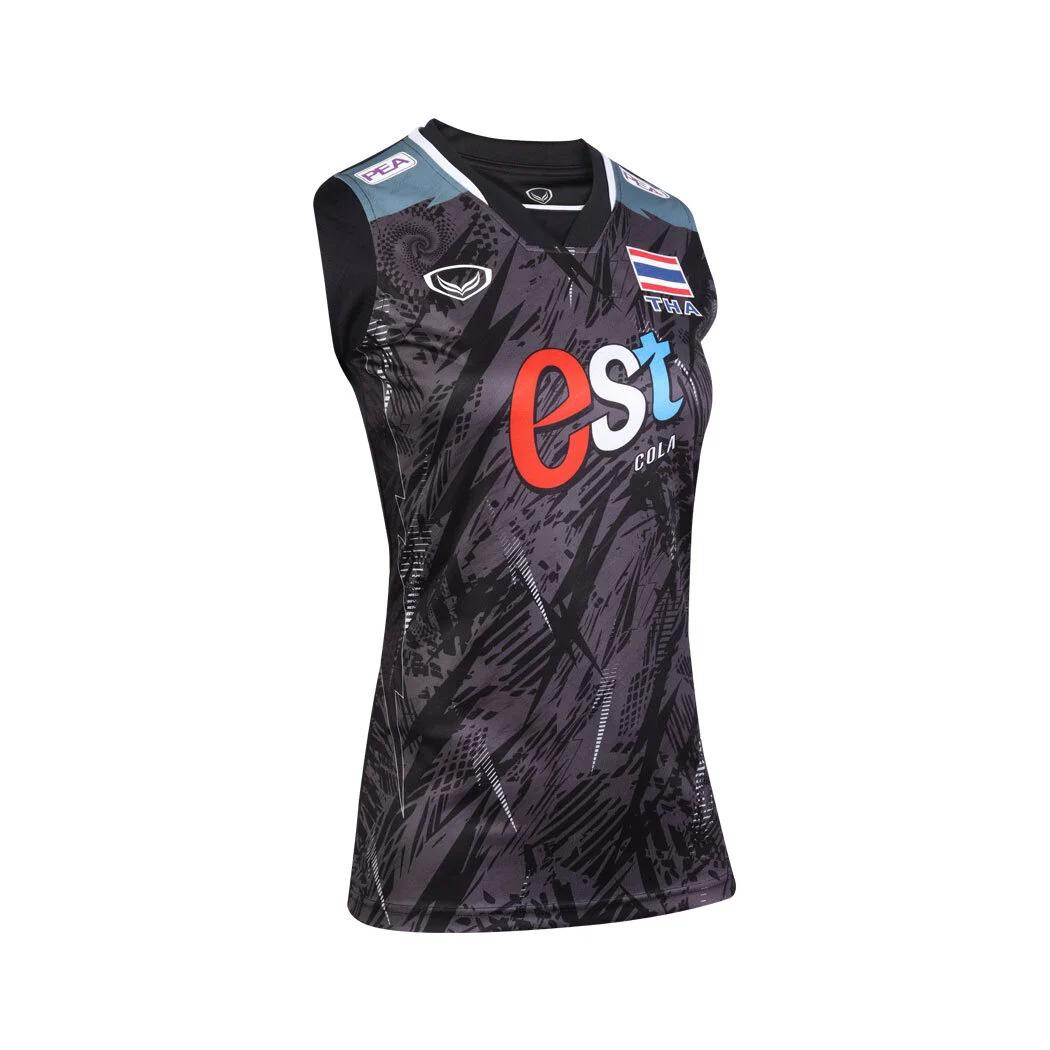 Волейбольная женская национальная майка без рукавов 2023, спонсор, антибактериальная, Grand Sport, Таиланд m