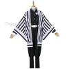 Anime Demon Slayer Kimetsu Geen Yaiba Iguro Obanai Haori Kimono Cosplay Kostuum Pruik Snake Props Wit Halloween Kostuum