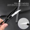 3 Pcs/Set Precision Ceramic Reverse Tweezers Heat-resistant Anti-Static Cigarette Tweezers Straight Curved Tip Tweezers