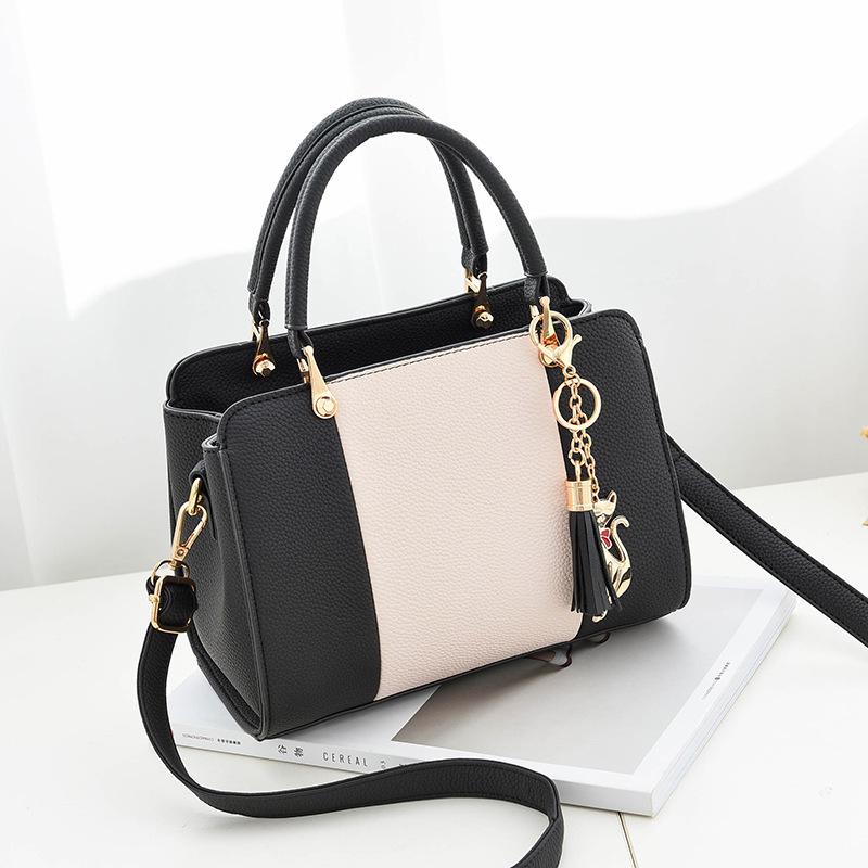 

Персонализированная женская сумка с цветными блоками, новые сумки через плечо на одно плечо, женская ручная сумка-тоут