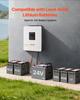 4000W hibridinis saulės keitiklis, 24V DC į 230V AC, grynos sinusinės bangos galios keitiklis įkroviklis, su integruotu 120A MPPT saulės valdikliu, WiFi moduliu,