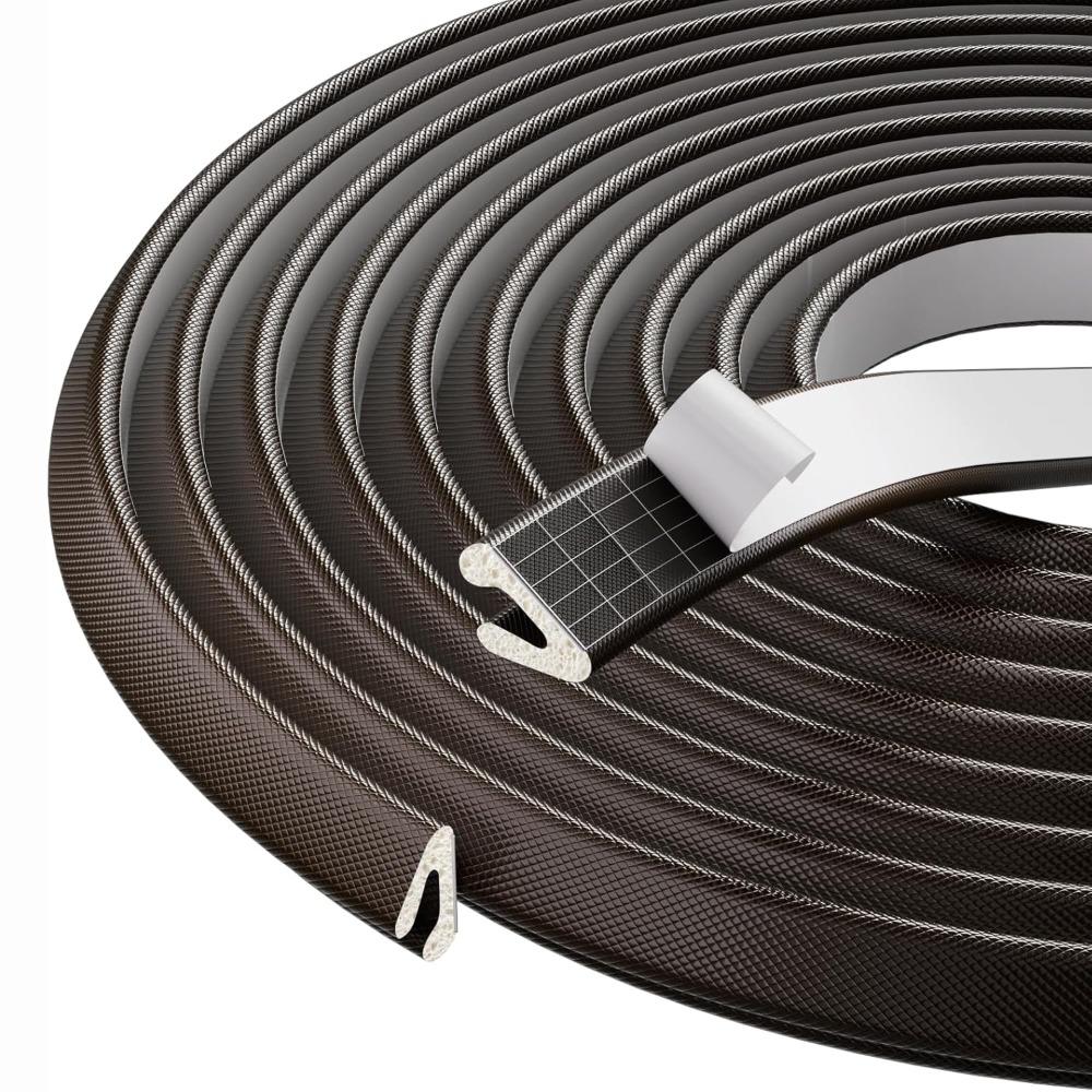 New V Shape Weather Stripping Self-Adhesive Foam Material Door Seal Strip Weatherproof Stopper Door Frame