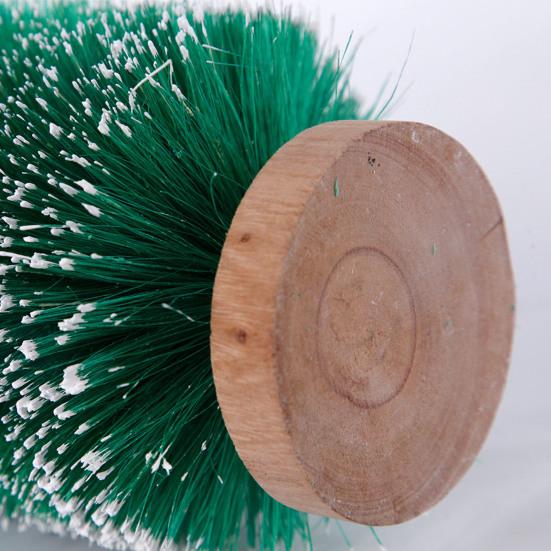 3Pcs Artificial Mini Christmas Tree Set with Snow Frosted Tips 3.5-15cm