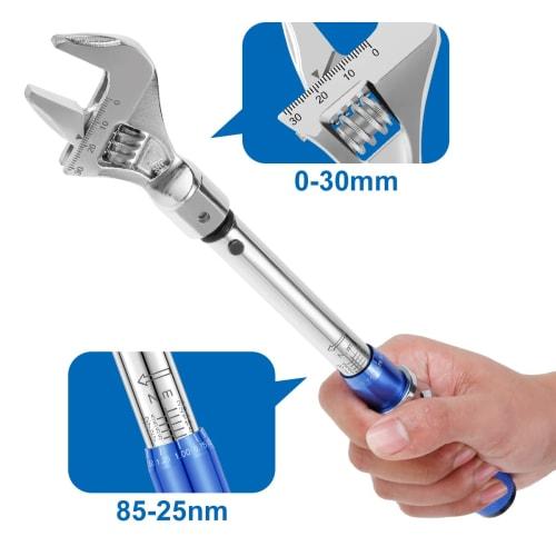 Shuiling Adjustable Wrench Torque Wrench Dual Purpose