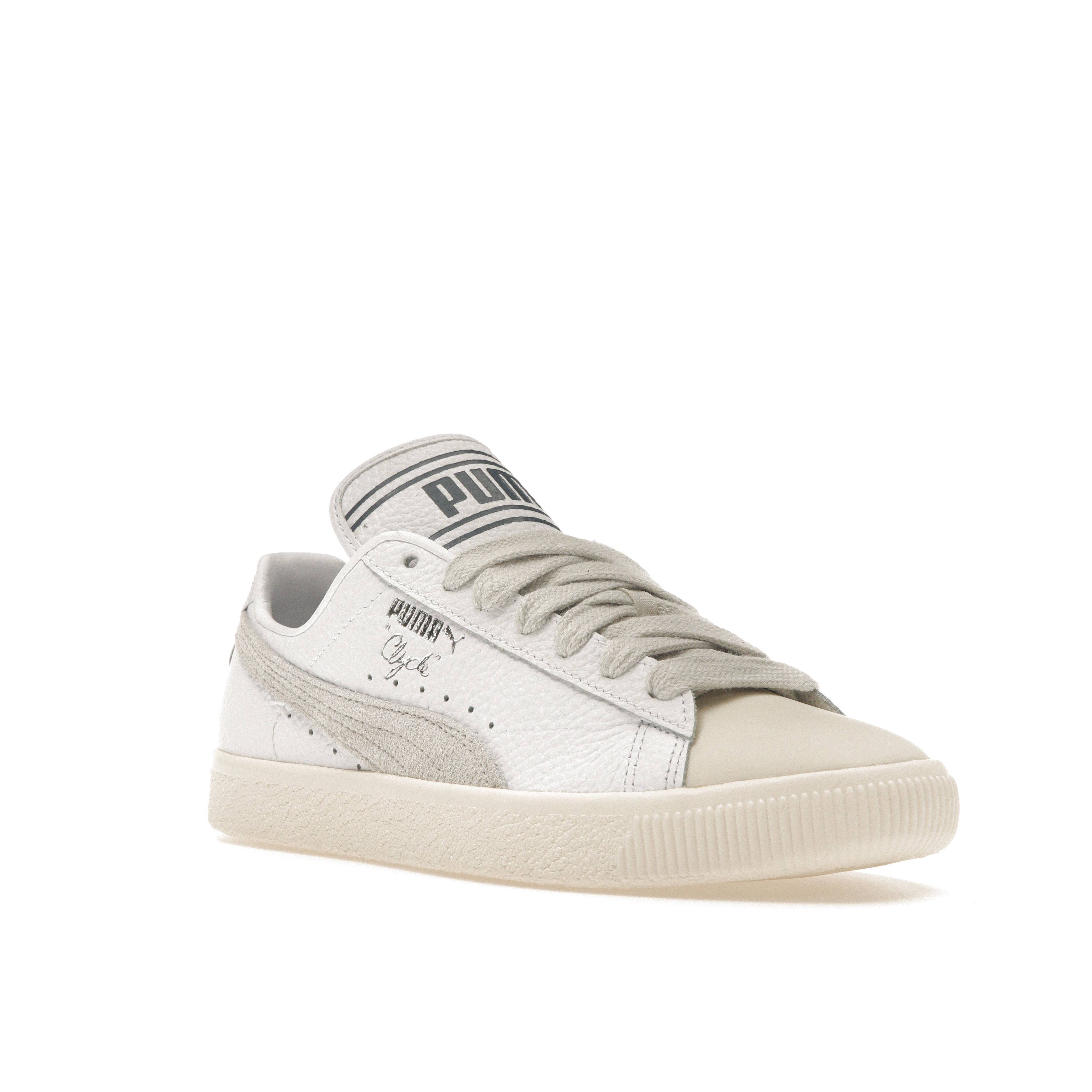 Кроссовки Puma Rhuigi x Clyde Pristine Unisex Белый Уравновешенный-Серый 393305-01 38 — фото 2
