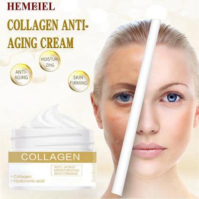 Collagen Moisturizing Face Cream Tightens and Desalinates Fine Lines, Moisturizes and Brightens the Skin, Lazy Face Cream