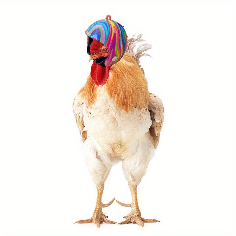 Helmet Chicken Pet Supplies Protection Chicken Hat Hamster Funny Headband Bird Toy Animal Headgear