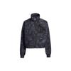 Originals Three Stripes Patch Pocket Stand Collar Front Zip Sports Jacket Women Jacket Black HS9506