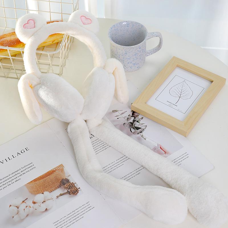 

Женские наушники с подушкой безопасности в виде кроличьих ушей - симпатичные, теплые, зимние средства защиты ушей One Size