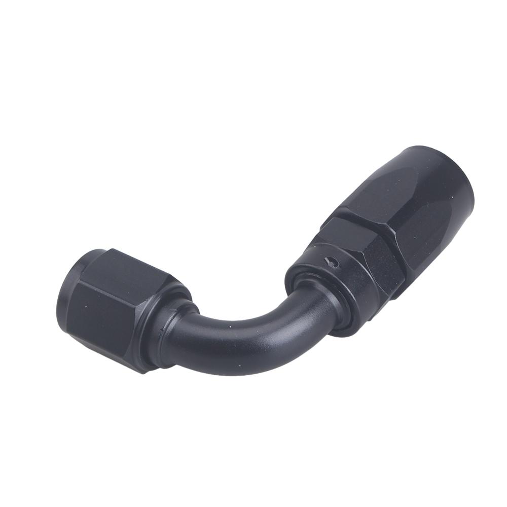 Universal AN4 AN6 AN8 AN10 AN12 Straight 45 90 120 180 Degree Oil Fuel Swivel Hose End Fitting Oil Hose End Adaptor Kit Tube Joi Fuel Injectors 6