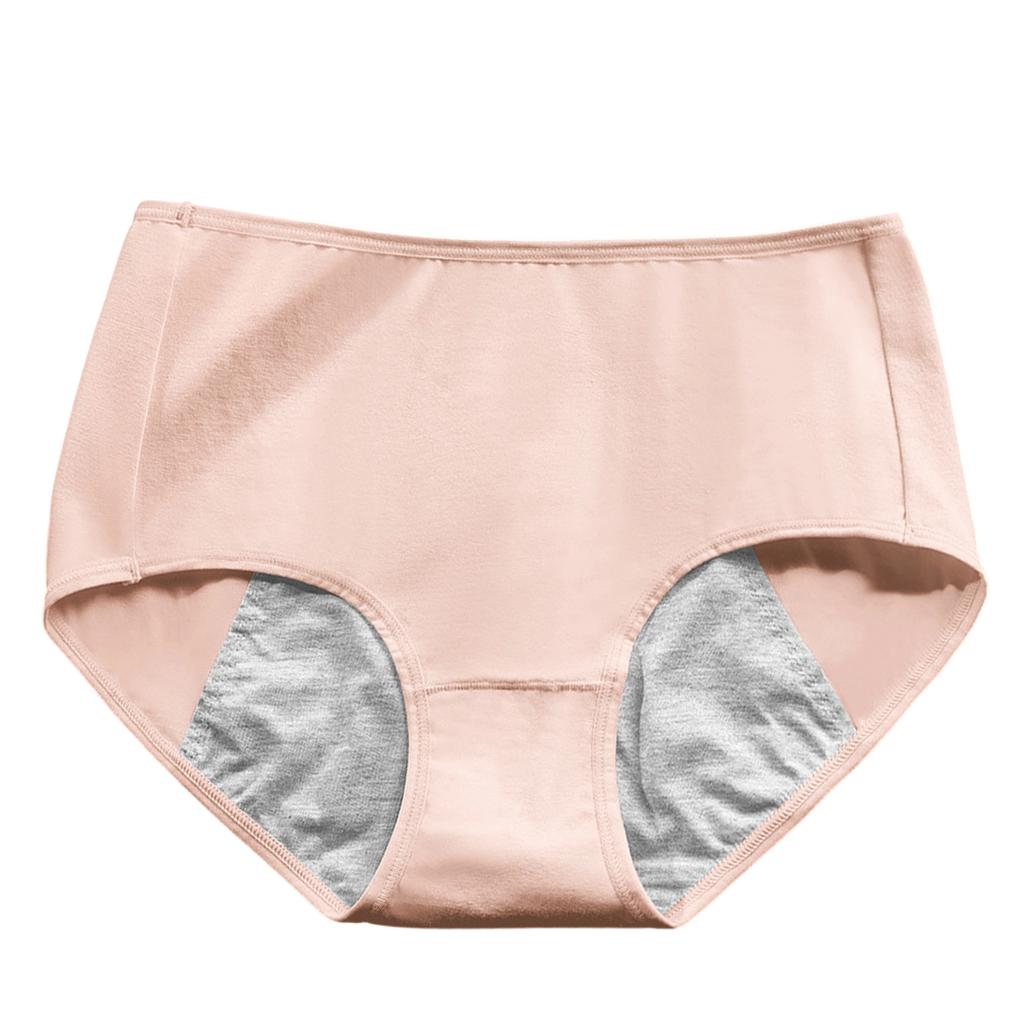Women's Mid-Waist Breathable Plus-Size Underwear Menstrual Hygiene Panties