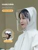 2026 New Model Electric Scooter Raincoat for Women, Full-Body Storm-Proof, Thickened and Enlarged, Adult Outdoor Rain Poncho