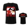 Metallica Kill Em All Tracks Casual TShirt Mens and Womens Luxury Brand Top