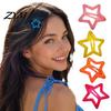 Cute Hair Clips for Women Star Girls, Glitter Metal Snap Barrettes Charming Accessories Gifts Bangs Braids And Hairstyles, Fashionable Hairpin