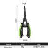 Premium Stainless Steel Multi-Functional Lure Pliers with Non-Slip Handle and Hook Remover Line Cutter for Fishing Tackle.