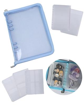 GrooveM Axta Case Axta Case Storage Instax Album Instax Book Collect Refill File Otaku Goods Carrying Portable Otaku Goods Book (A5, Gray)