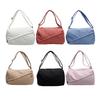 Women Gym Bag Overnight Duffle Bag with Shoe Compartment Wet Pocket Waterproof Lightweight Weekender Duffel for Travel Dance Swimming