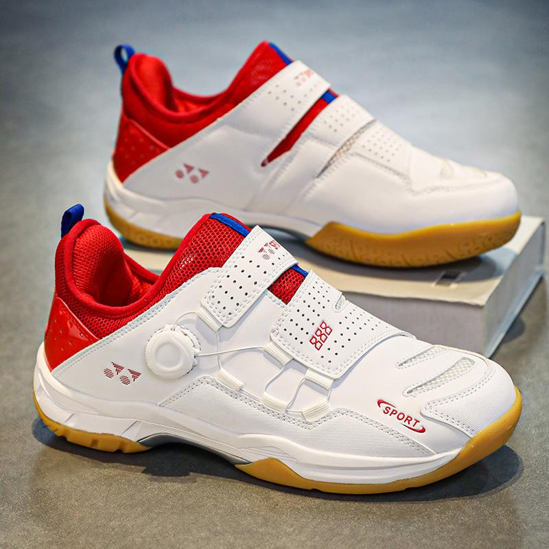 

Outdoor Professional Men Tennis Shoes Couple Non Slip Badminton Shoes Lightweight Volleyball Footwear Athletic Training Sneakers 35