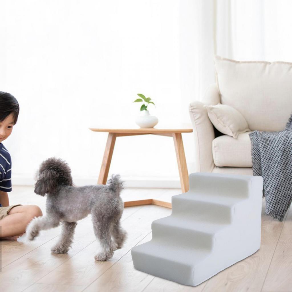 Dog Steps Non Slip High Density Pet Steps Ladder Pet Stairs Balanced Pet Steps for Couch Small Dogs and Cats Car High Beds Sofa
