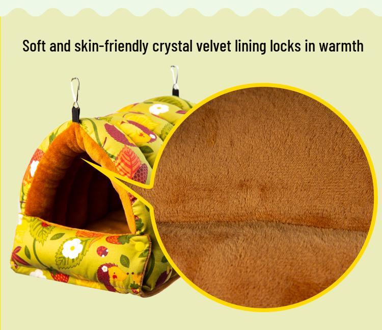 Isolerat Vinterfågelhus Bo för Papegojor & Undulater