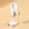 Resin Portable Earring Display Stand Jewelry Rack Ear Shaped Ear Studs Organizer Holder Rack For Earrings Earrings Display Tool