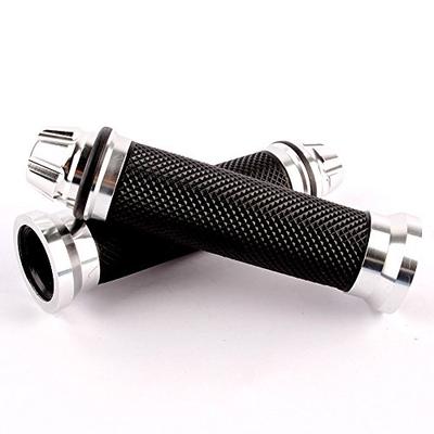 Motorcycle Grips, Universal Motorcycle Grips, Aluminum Handlebar Ends 0.9 Inches (22.2 Mm), CNC