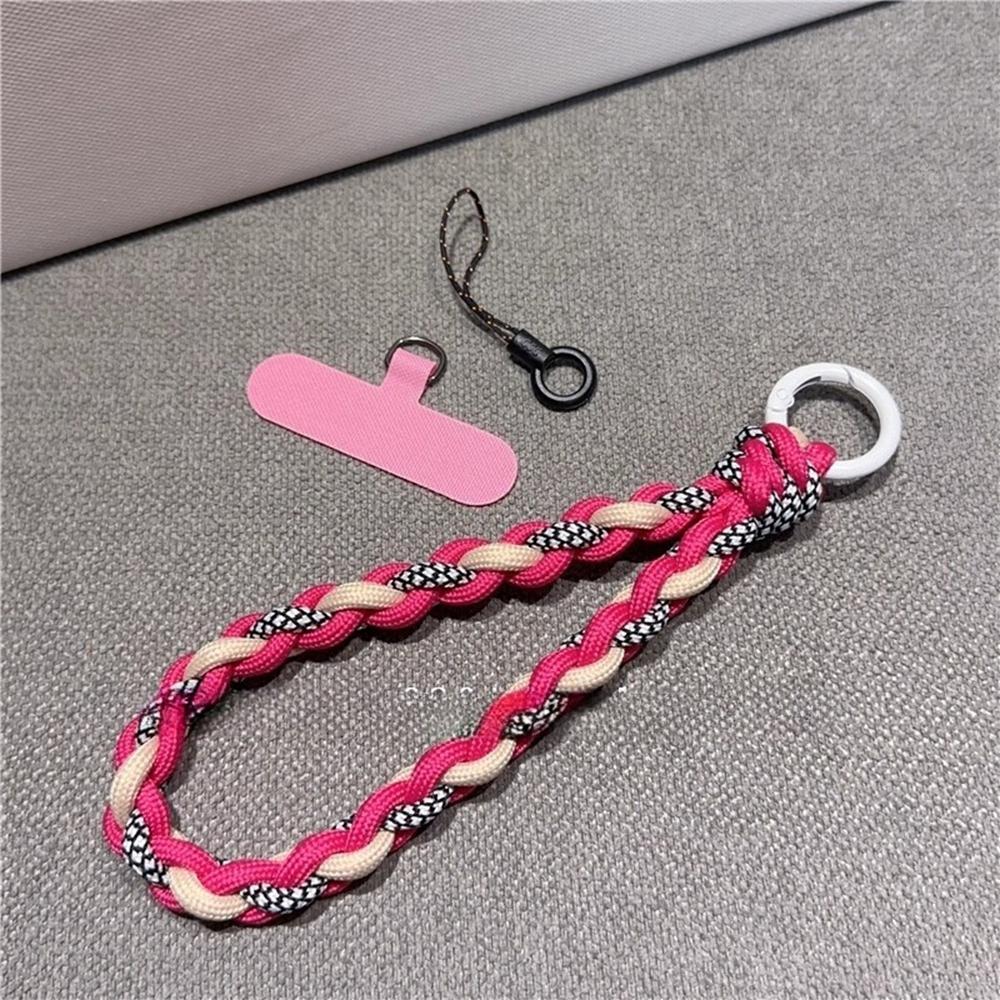 

New Handwoven Adjustable Mobile Phone Universal Lanyard Wrist Strap Outdoor Sports Convenient Safety Anti-drop Rope Accessories