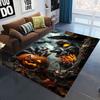 Halloween Carpet Mat Rug Horror Witch Scarecrow Pumpkin Lantern House Bat Print Dark Art Home Decoration Living Room Floor Decor