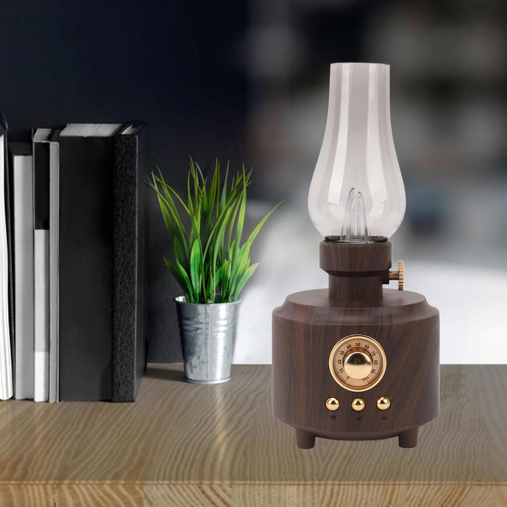 Speaker Vintage Table Lamp Support USB Memory Card   Input Wireless Speaker for Bedroom Bar