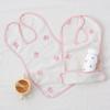 Dottu Dot baby bib, animal friends waterproof baby food bedding, cutie dotram_waterproof bib, 1 piece, 1 piece