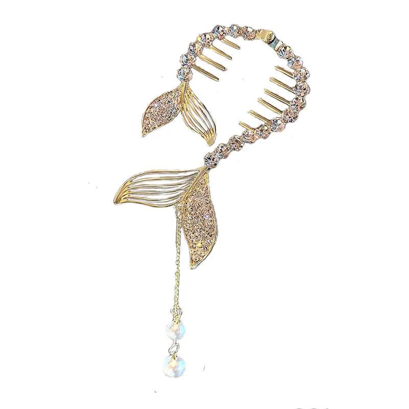 Tassel Hairpin Bun Head Fixing Clip Hairpin Bun Buckle