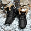 Winter Outdoor Waterproof Men Boots Russian Style Ankle Boots for Men Snow Boots Plus Size 39- 48