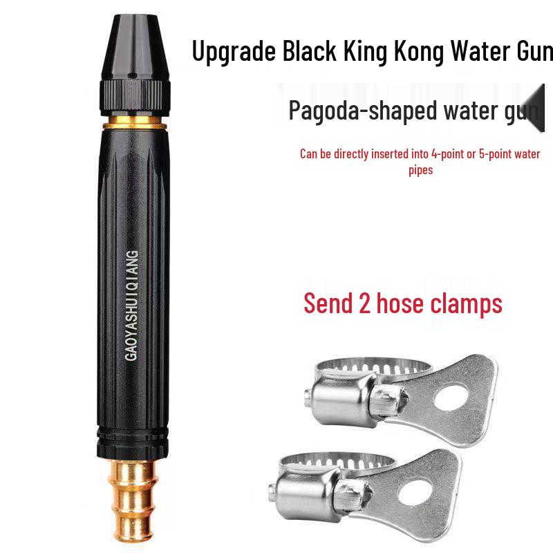 Multi-Functional High-Pressure Water Gun Set for Car Wash & Garden Use with Soft Hose