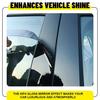 New For -2024 Chevy Silverado GMC Sierra Black Pillar Post Window Door Trim