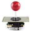 Sanwa OEM Roter Kugelgriff Arcade-Joystick 4 8 Wege Einstellbar Catz SF4 Turnier-Joystick JLF-TP-8YT-SK & (Mad Kompatibel)