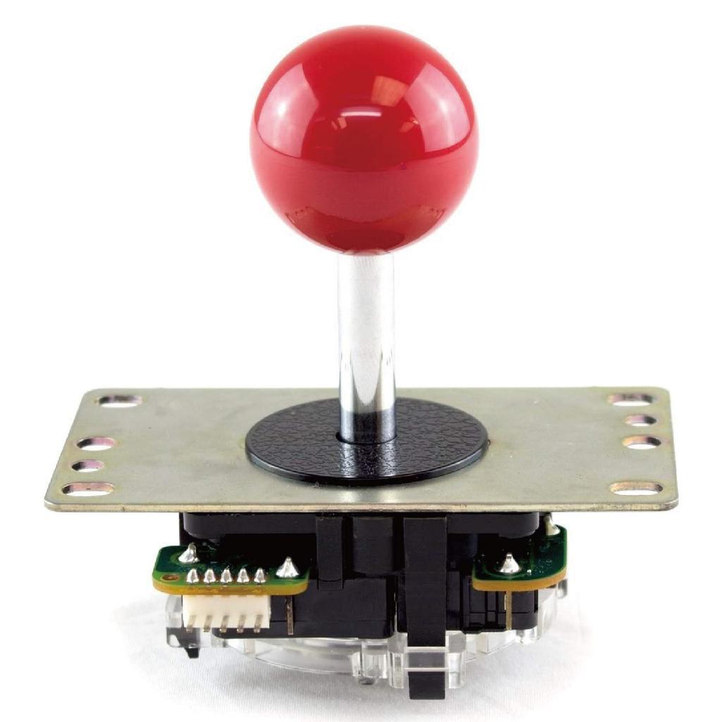 Sanwa OEM Roter Kugelgriff Arcade-Joystick 4 8 Wege Einstellbar Catz SF4 Turnier-Joystick JLF-TP-8YT-SK & (Mad Kompatibel)