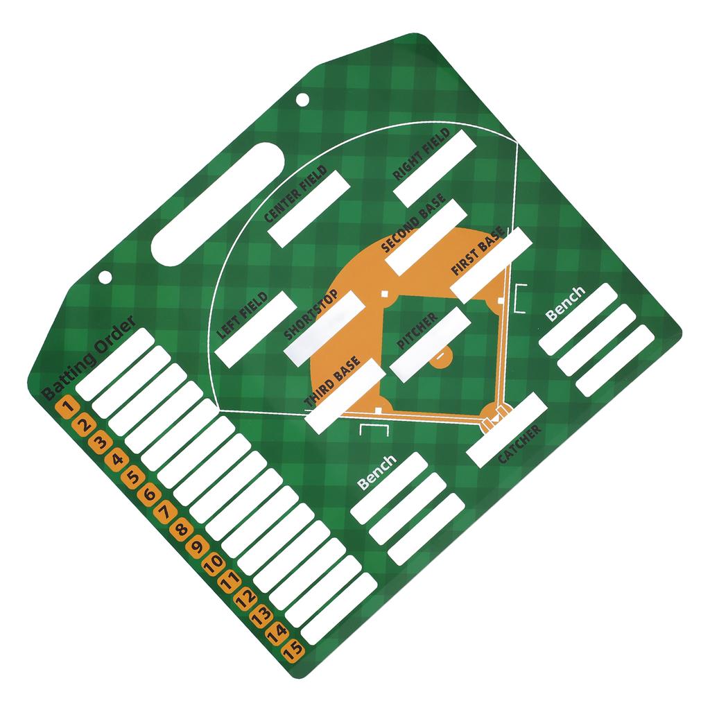 Baseball Coaching Board Professional Double Sided Reusable Dry Erase Baseball Lineup Board Magnetic