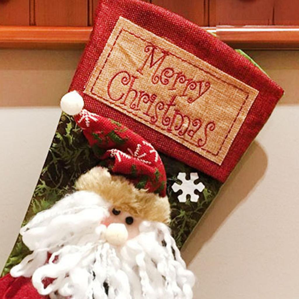 Christmas Stockings Exquisite Handcrafted Personalized Xmas Hanging Stocking for Gift Exchange