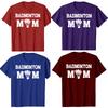 Funny Badminton Mom Team Players Graphic Tshirts Men Womens Fashion Casual Tshirt 100 Cotton Loose Oversized T Shirt