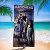1pc soft Band R-Radioheades Bath Towel Microfiber Soft Water Absorbing Breathable For Girl Kids Decorative Cartoon Beach Towel