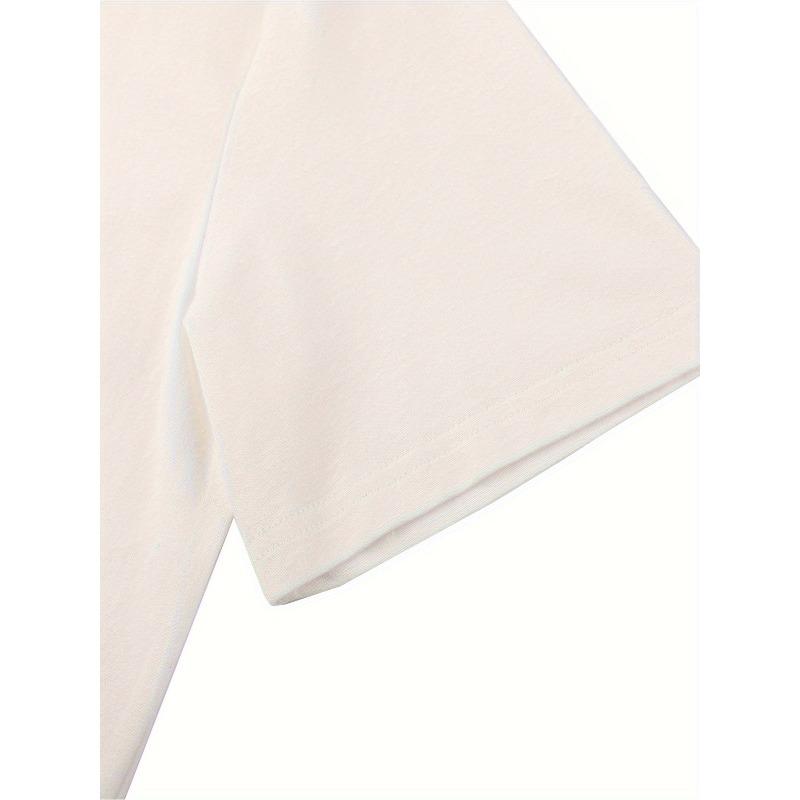 European Size Men'S All-Season Polyester Crew Neck T-Shirt with Stylish Cross Print - Casual Short Sleeve, Regular Fit, Soft& Breathable Fabric