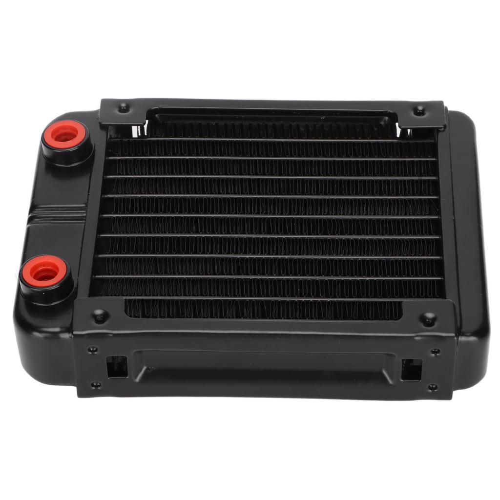 Aluminium-Radiatoren Gute Wärmeableitung 10 Wärmeableitungsrohre Geräuscharm G 1 4 Schraubgewinde CPU Aluminium-Radiatoren