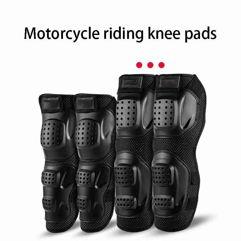 Motocyklowe nakolanniki i łokcie Oddychające Wyścigowe Off-Road Sporty Outdoorowe Motociclista Ochrona Nakolanniki Czteroczęściowy Zestaw