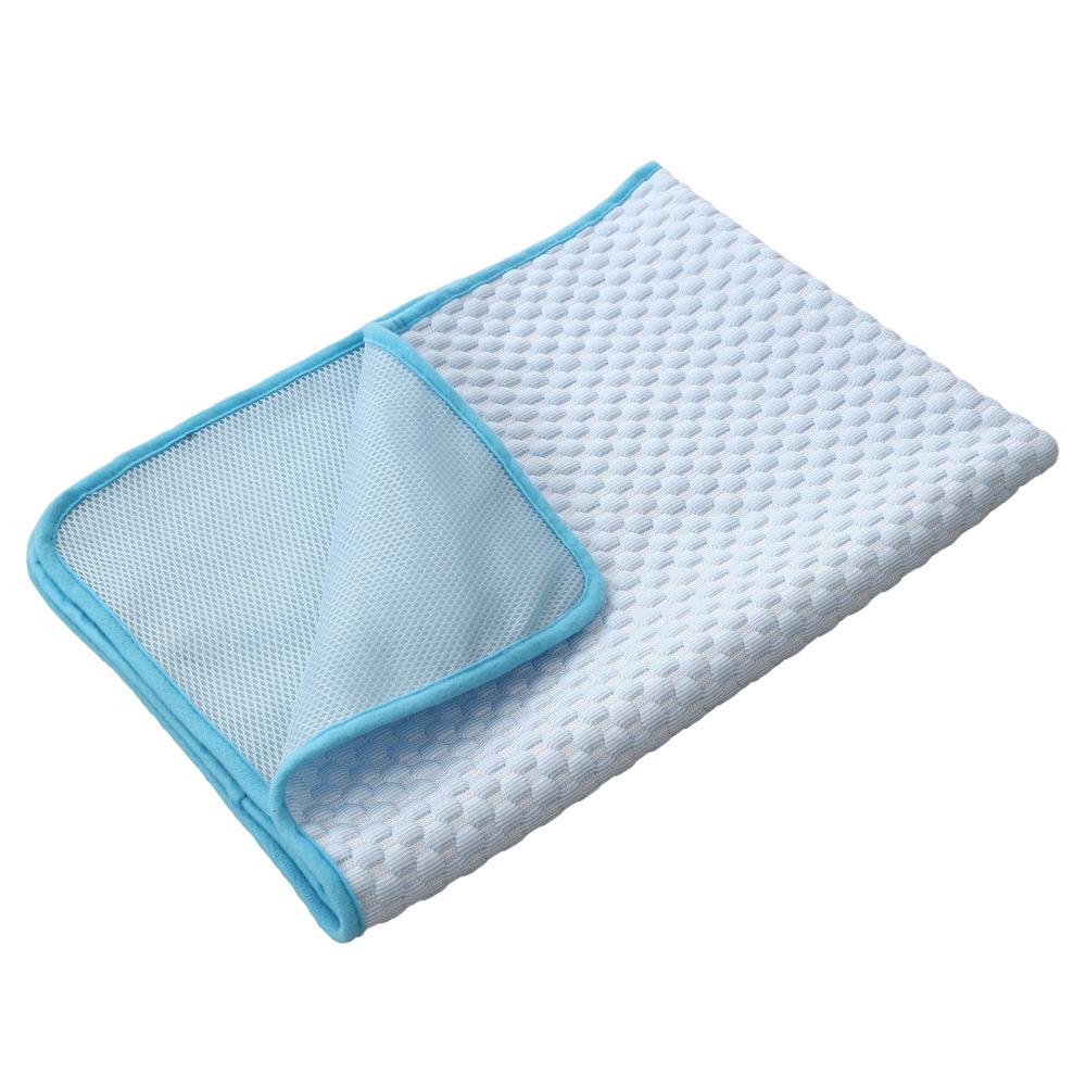 Cool Pet Ice Mat: Breathable Ice Silk Summer Bed for Dogs & Cats