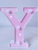 Pink LED Letter Light for Celebrations and Proposals