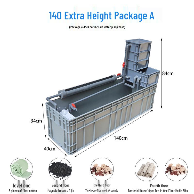 Enhanced Turtle Tank with Filter and Water Change System