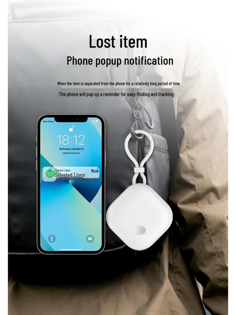 Bluetooth Anti-Lost GPS Tracker for Luggage and Personal Items - Real-Time Locator for All Ages