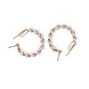 Elegant Geometric Pearl Earrings - Exquisite Luxury Fashion Beaded Design